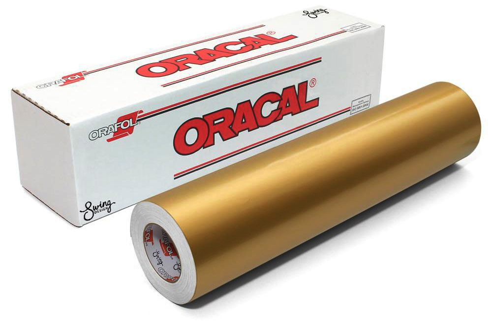 15IN NEW GOLD Metallic 751 HP CAST - Oracal 751C High Performance Cast PVC Film